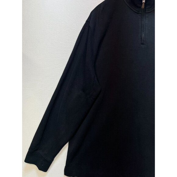 Polo Ralph Lauren Men's 1/4 Zip Pullover Sweater Estate Rib Mock Neck Sz XL Navy - Picture 6 of 12